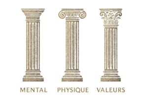 colonnes sagesse, force, beauté hagana